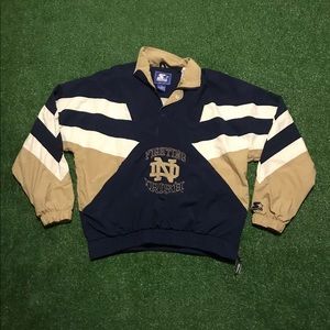 Vtg Starter Notre Dame Fighting Irish Windbreaker